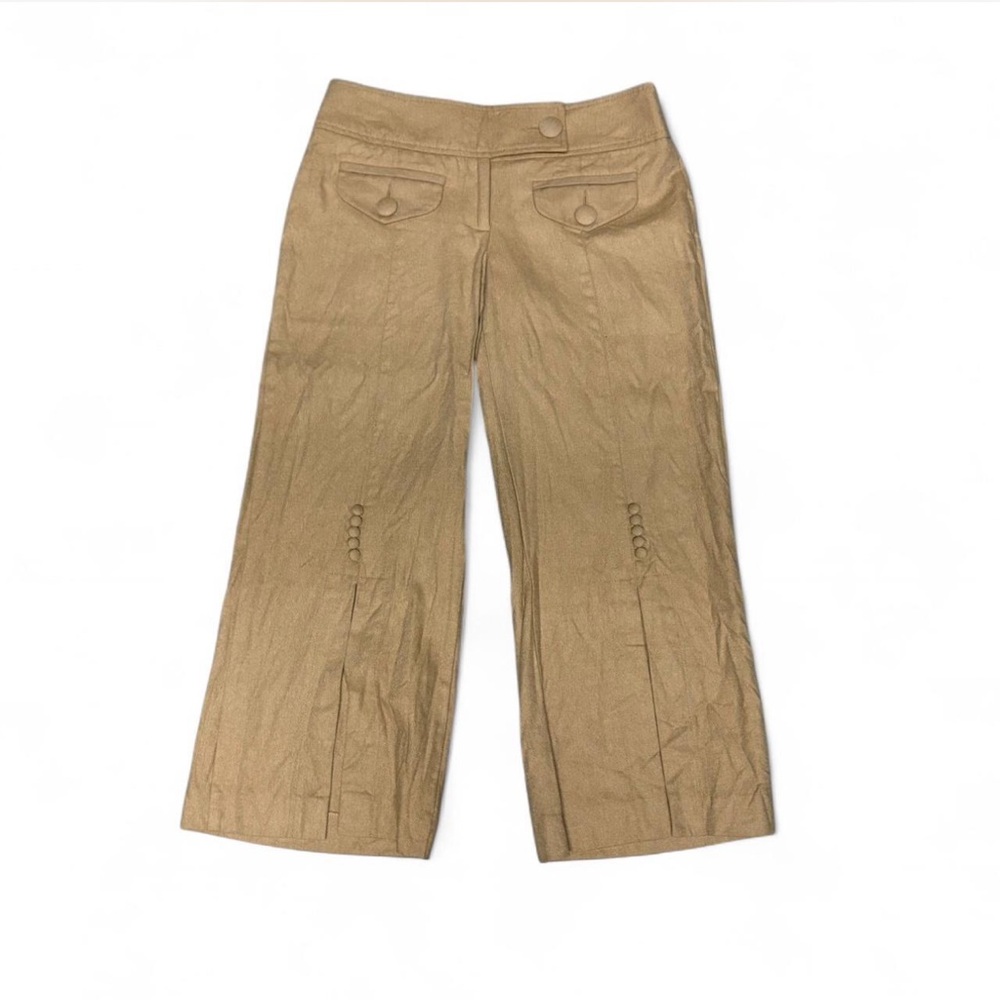 Y2k Bebe Tan Trousers Size 4